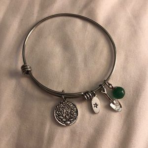 ALEX AND ANI FLOWER BRACELET